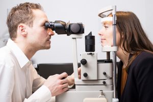 exame oftalmológico